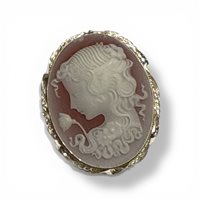 Brosche Mandile 1922 Dame Cammei  in Silber 2MSPCM156